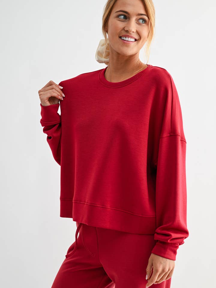 Mono B – Großhandel Sweatshirt – Damen – Laguna Pullover mit überschnittenen Schultern31