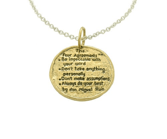 Jewelry Evolution - Wholesale Pendant/Charm Necklace - The Four Agreements Hunab-Ku Necklace3
