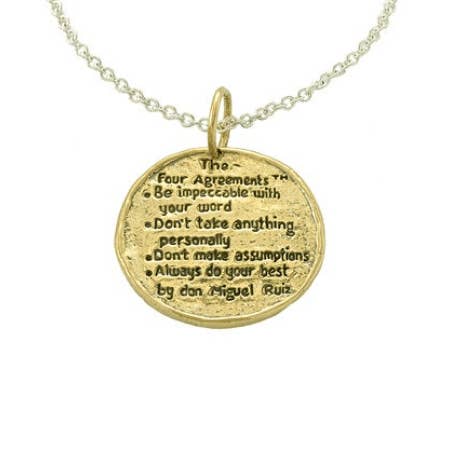 Jewelry Evolution - Wholesale Pendant/Charm Necklace - The Four Agreements Hunab-Ku Necklace3
