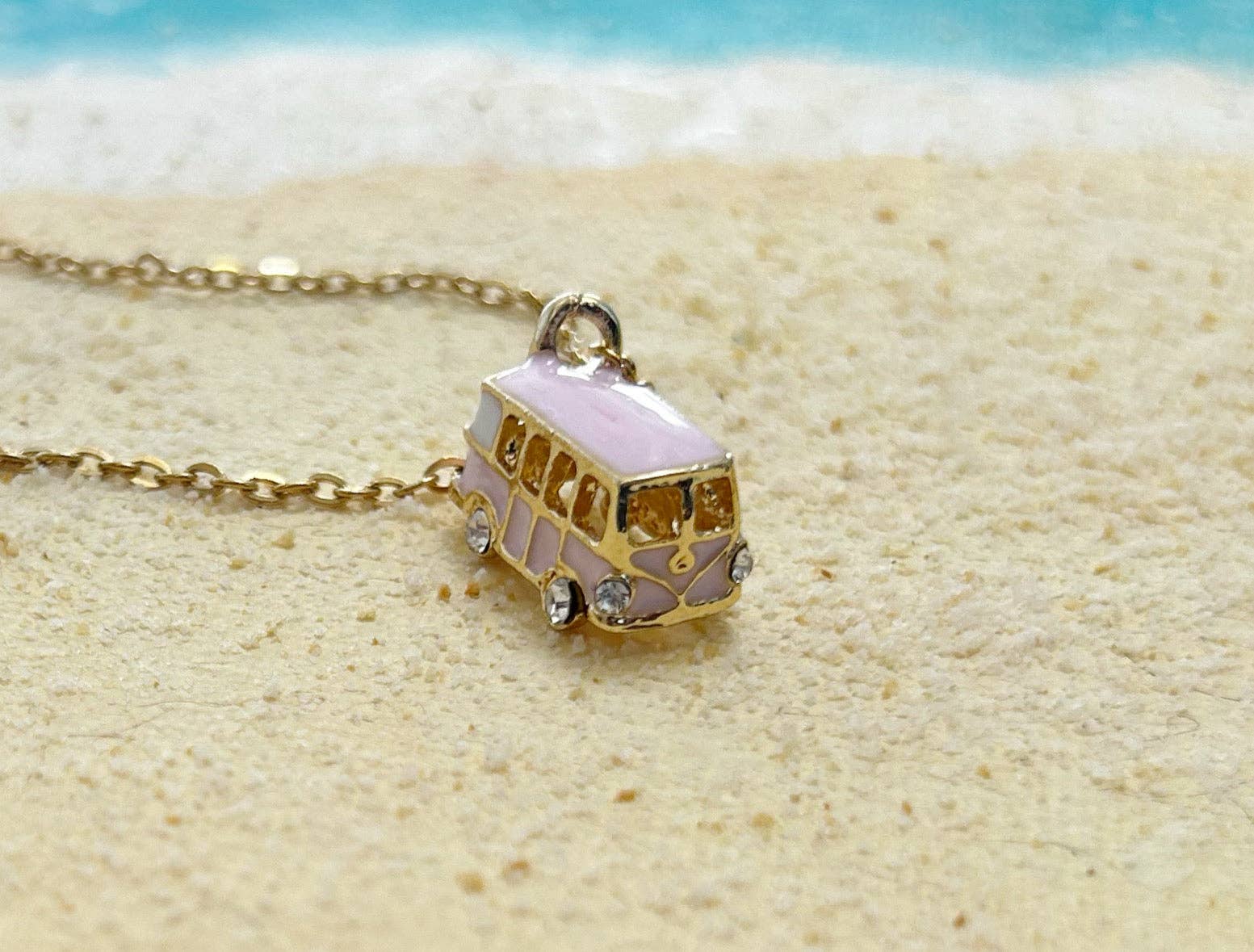 Turistadlv - Vendita all'ingrosso Collana con ciondolo/pendaglio - Collare furgone, vita in furgone, vw, camper, furgone, viaggiatore