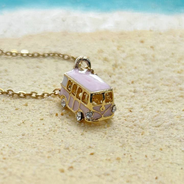 Turistadlv - Wholesale Pendant/Charm Necklace - Van life necklace, van life, vw, camper, van, traveler