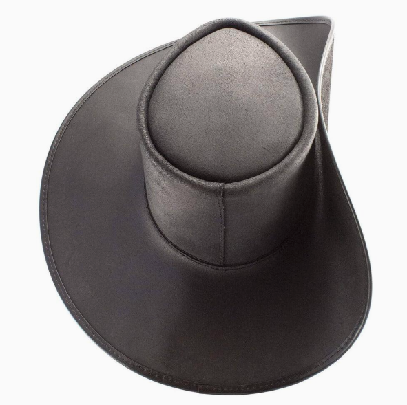 American Hat Makers - Wholesale Cowboy Hat - Unisex - Renaissance Fair Leather Hat Unbanded - Style Cavalier5