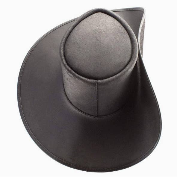American Hat Makers - Wholesale Cowboy Hat - Unisex - Renaissance Fair Leather Hat Unbanded - Style Cavalier5