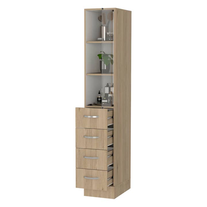 TuHome Concept - Wholesale Bedroom Furniture - Vanguard Bathroom Cabinet with three spacious drawers