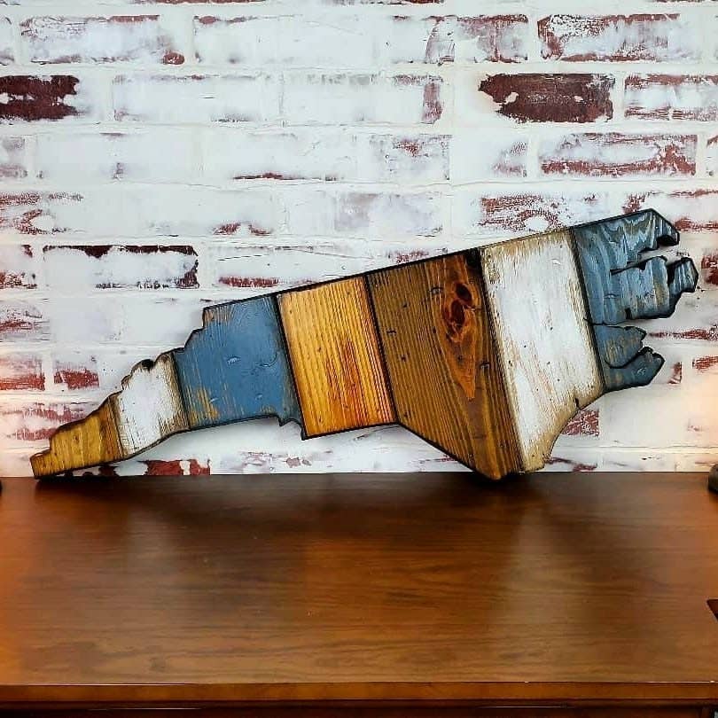 Cul de Sac Critters - Wholesale Wall Accent - 2ft North Carolina State Solid wood - Handcrafted & Handcut3