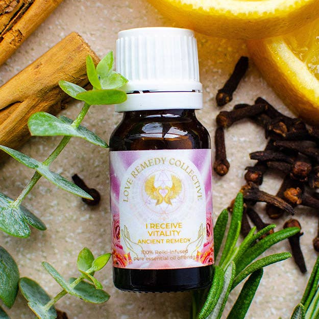 Je reçois de la vitalité | Ancient Remedy pour la vente par Love Remedy