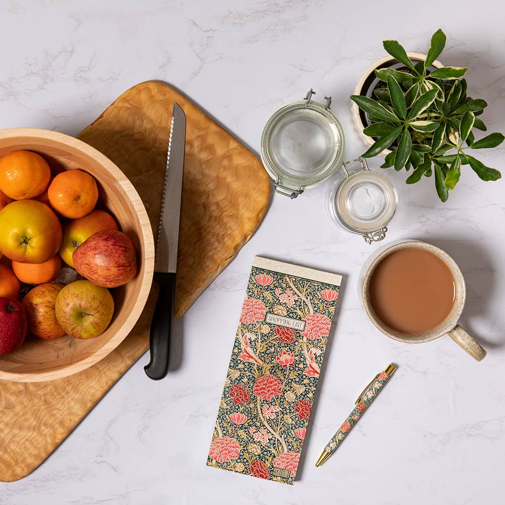 The Gifted Stationery Company – wholesale Anteckningsblock – Inköpslista - William Morris - Cray A2