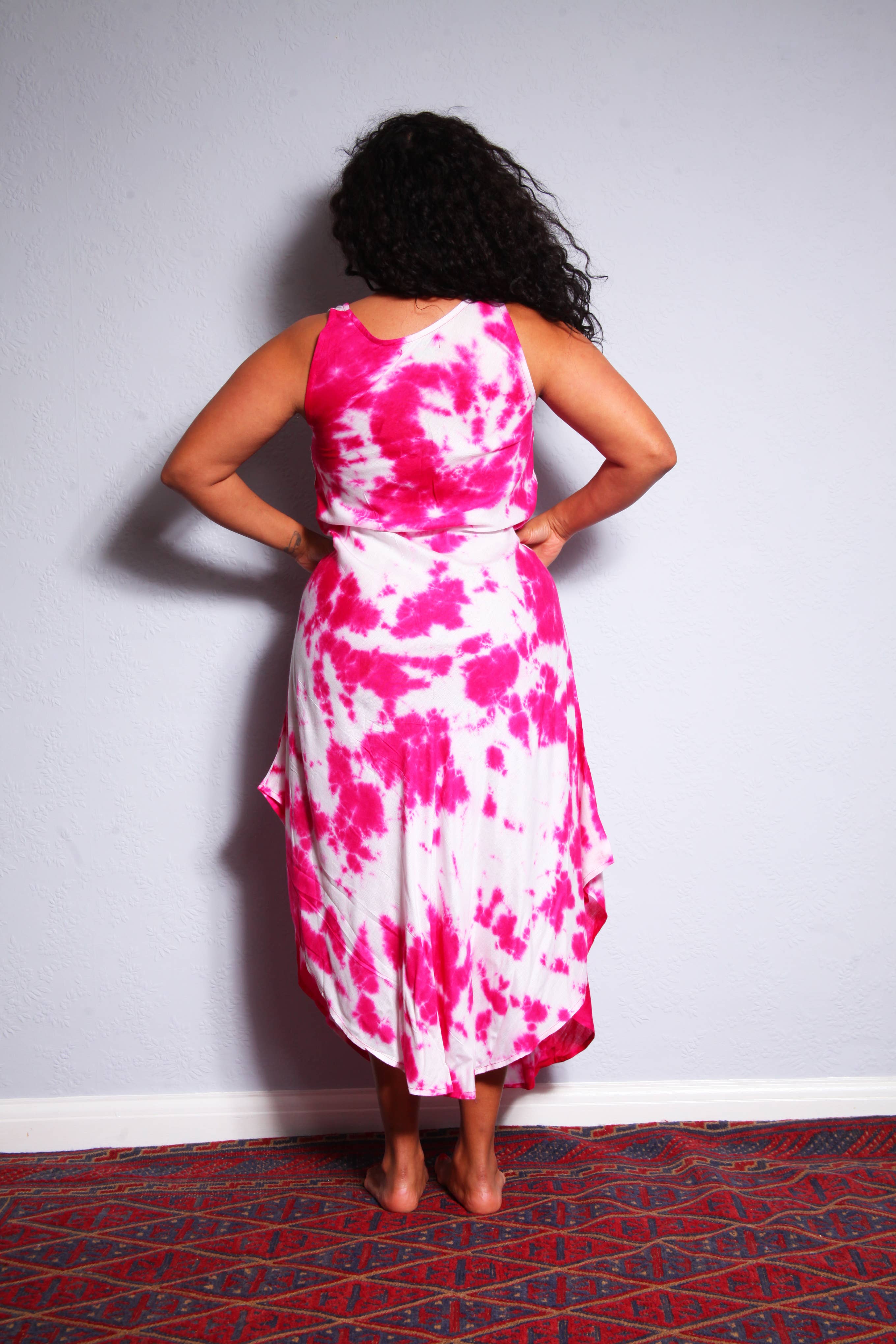 Emma's Emporium – wholesale Dress – Women's – SS004 Tie Dye Bias Cut Dress8