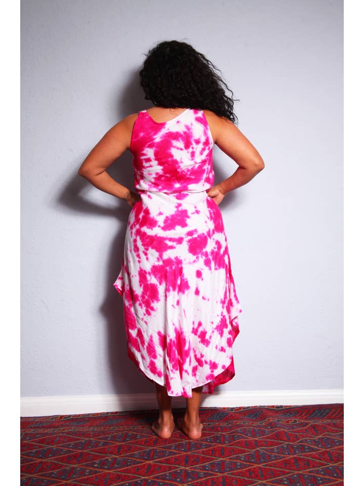Emma's Emporium – wholesale Dress – Women's – SS004 Tie Dye Bias Cut Dress8