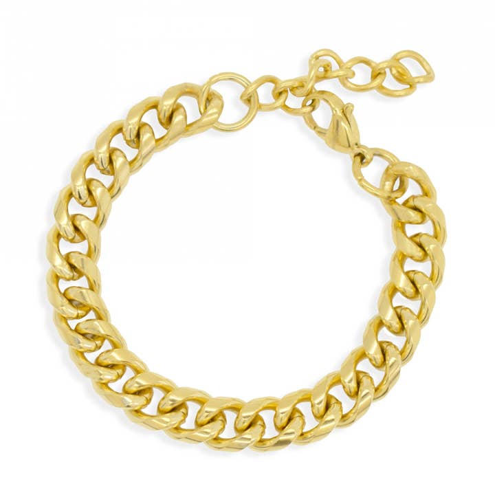 BRACCIALE A CATENA BARBAZZALE GROSSO IN ORO MASON per la vendita all'ingrosso da parte di MAI DESIREE