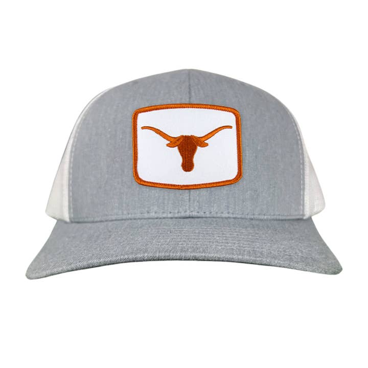 Last Stand Hats, LLC - Wholesale Trucker Hat - Unisex - Texas Longhorns Square Longhorn / Hats / 148 / UT9103 / MM