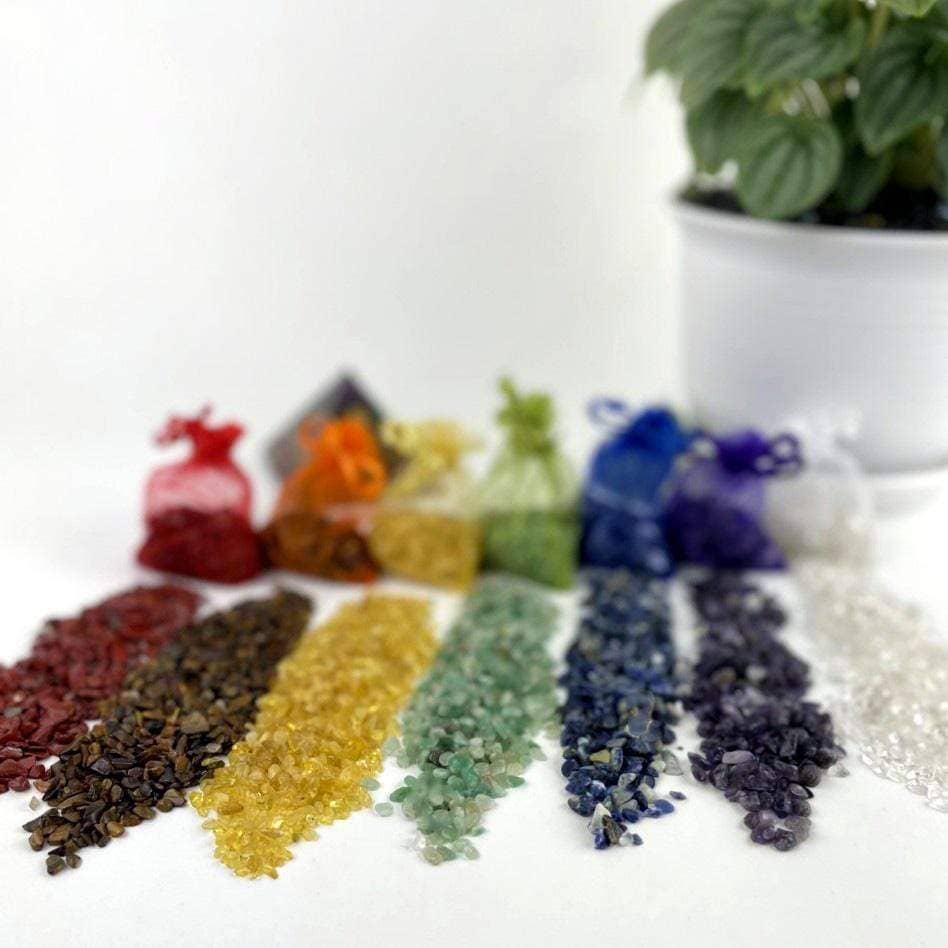 Rock Paradise - Wholesale Spiritual Stone/Crystal - 7 Chakra Assorted Spiritual Stone Gemstone Crystal Chips3