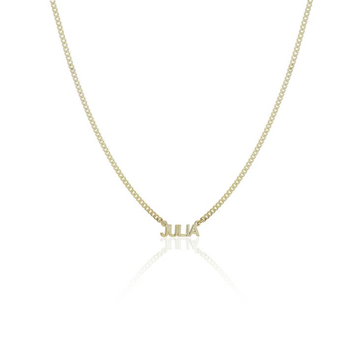 Typenschild Halskette für den Großhandel von Essentials Jewels