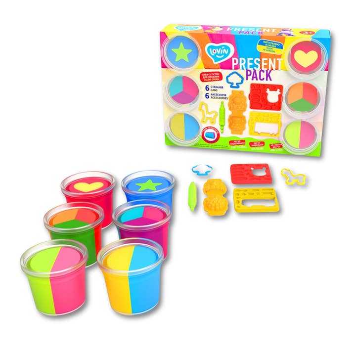 Confezione regalo, set da modellazione «Lovin» con plastilina per la vendita all'ingrosso da parte di Baby Republic