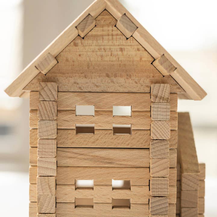 Fainotoys - Wholesale Wood Toy - Kids - Igroteco Wooden House with Garage — Made in Ukraine3