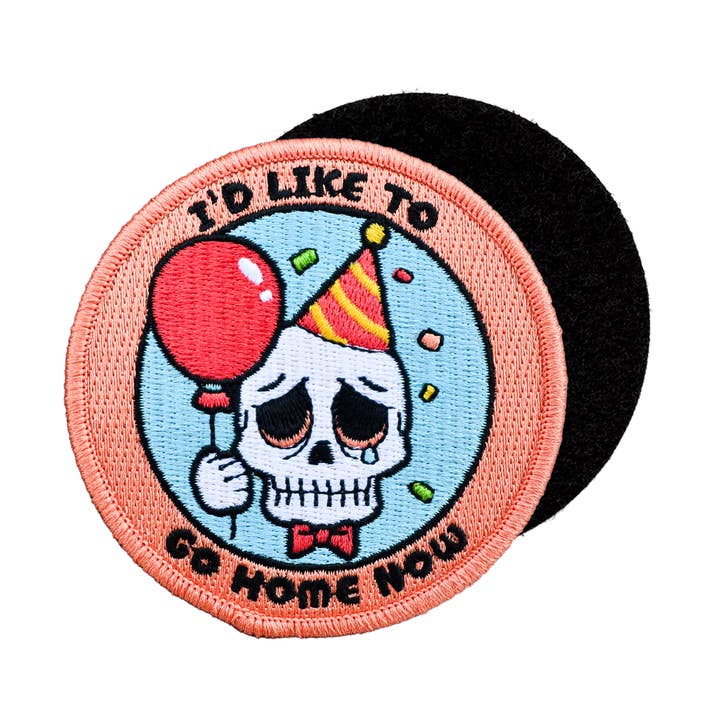 I'd Like To Go Home Now (Velcro Patch) for wholesale by Retrograde Supply Co.