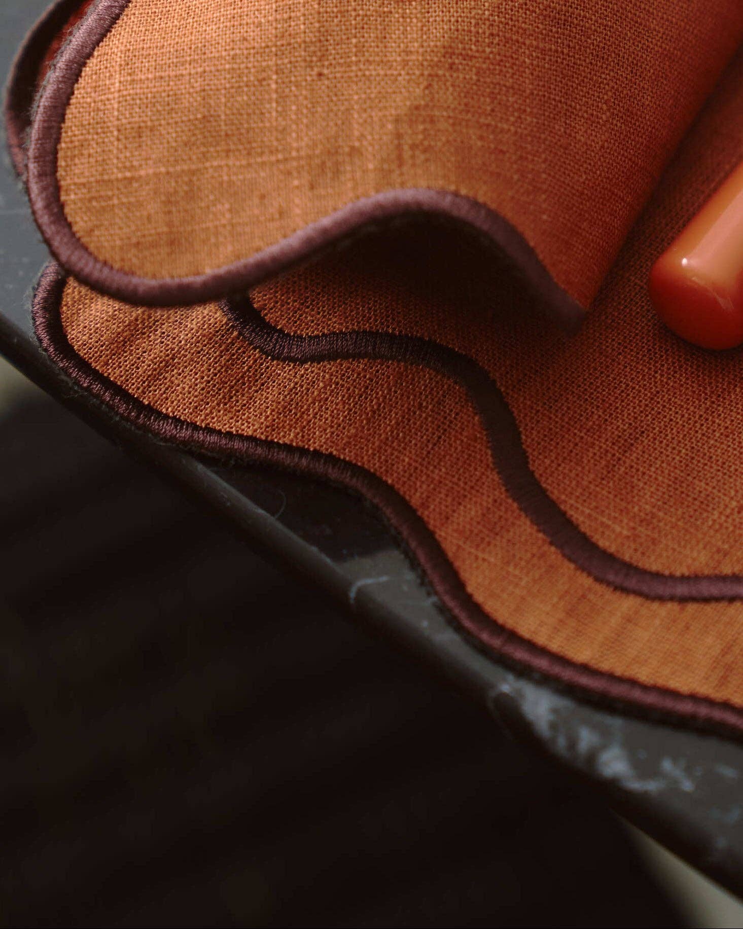 Mariaida Home - Wholesale Placemat - Individual Beja, Terracotta with Terracotta2