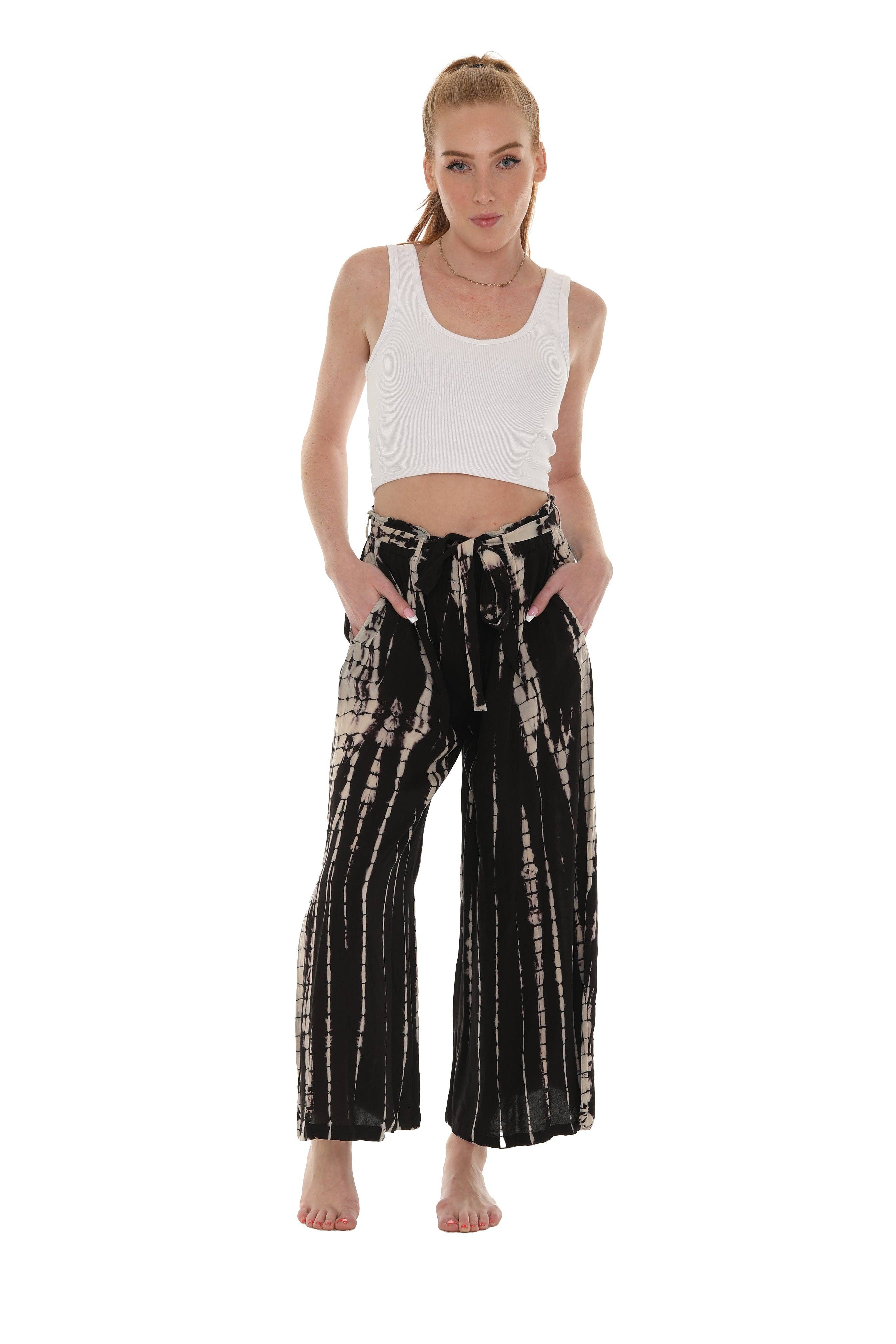 Shoreline Wear. INC – wholesale Pants – Women's – Belted Pocket Palazzo Pants8