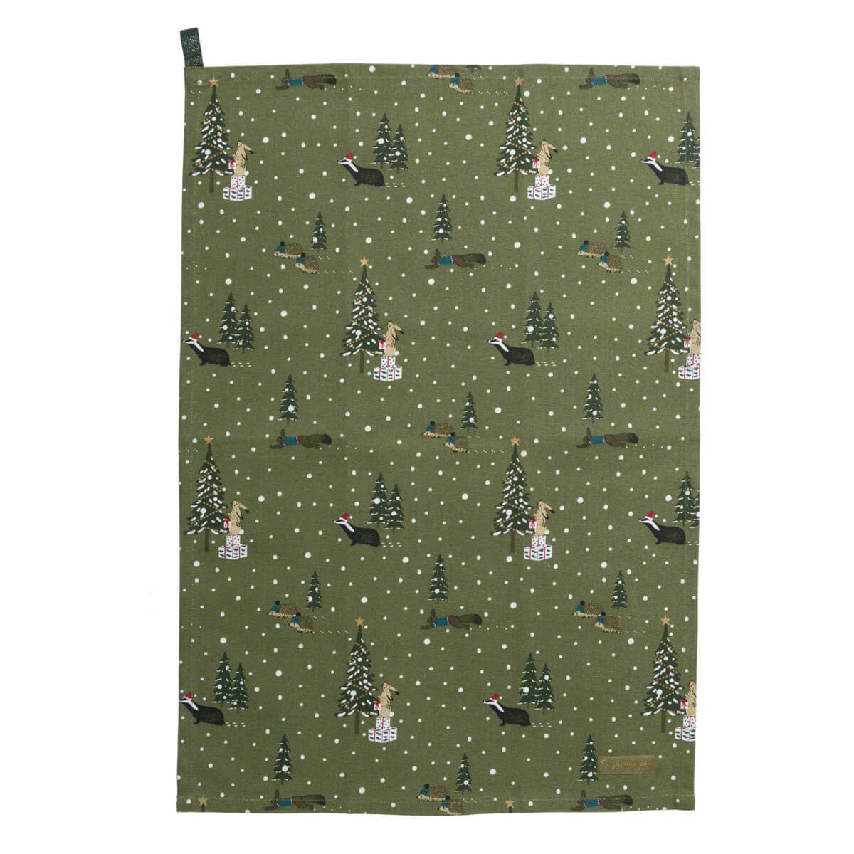 Sophie Allport - Wholesale Tea Towel - Festive Forest Tea Towel (Set of 2)2