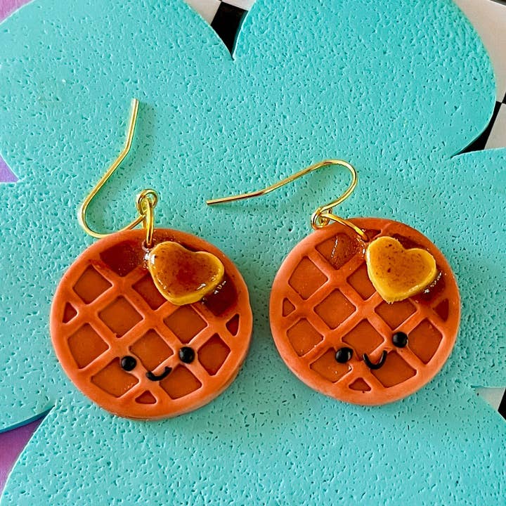Larry’s Waffle Shop – Großhandel Ohrhänger – Wendy Earrings - Waffelohrringe0