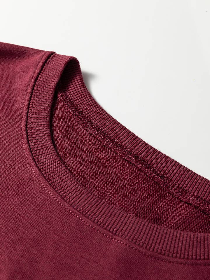 LALA LOO - Wholesale Sweatshirt - Women's - LALALOO Plaid Patchwork Sleeve Raw Seam Sweatshirt13