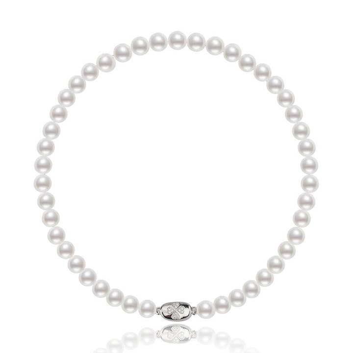 elegante Süßwasserperlenkette WN00188 für den Großhandel von PEARLY LUSTRE