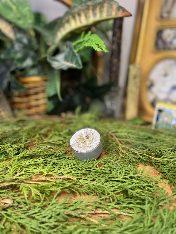Grief Intention Tea Light for wholesale by Wholesomeology