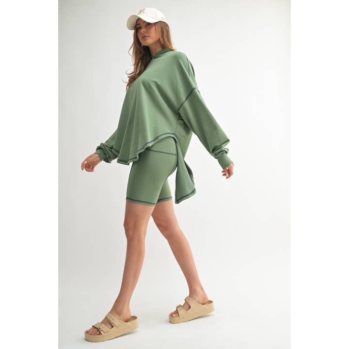 DORCAS - Wholesale Top & Short Set (NOT Loungewear) - Women's - HOODIE TOP AND SHORT SET4