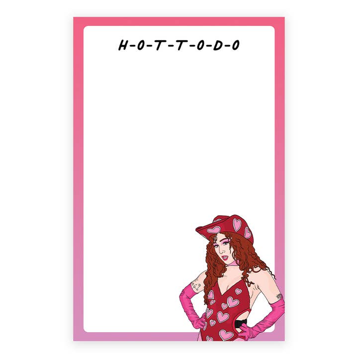 Sammy Gorin LLC - Wholesale Notepad - H-O-T-T-O-D-O Chappell Notepad