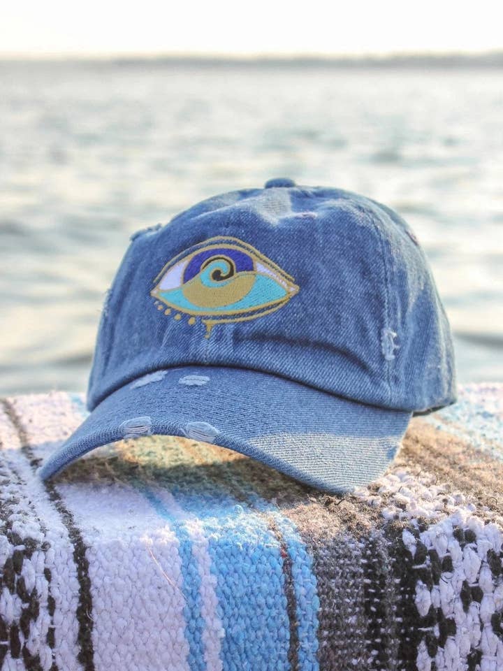 CASQUETTE DE BASEBALL SEANOE EN JEAN POUR ENFANTS pour la vente par SEA NO EVIL