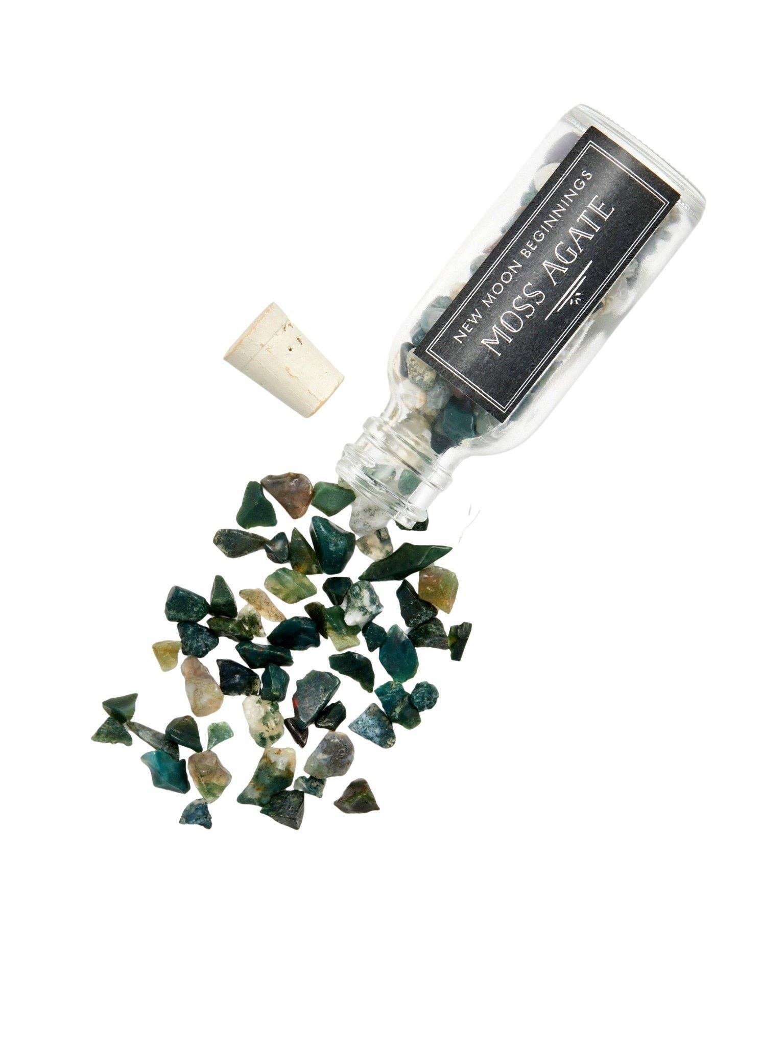 New Moon Beginnings - Wholesale Spiritual Stone/Crystal - Natural Gemstone Chips in a Bottle -70 stone types available27