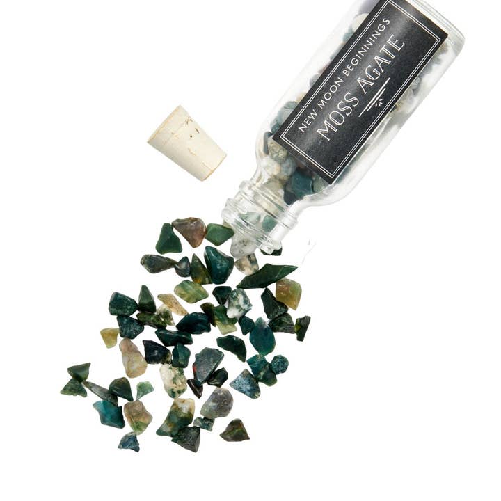 New Moon Beginnings - Wholesale Spiritual Stone/Crystal - Natural Gemstone Chips in a Bottle -70 stone types available27