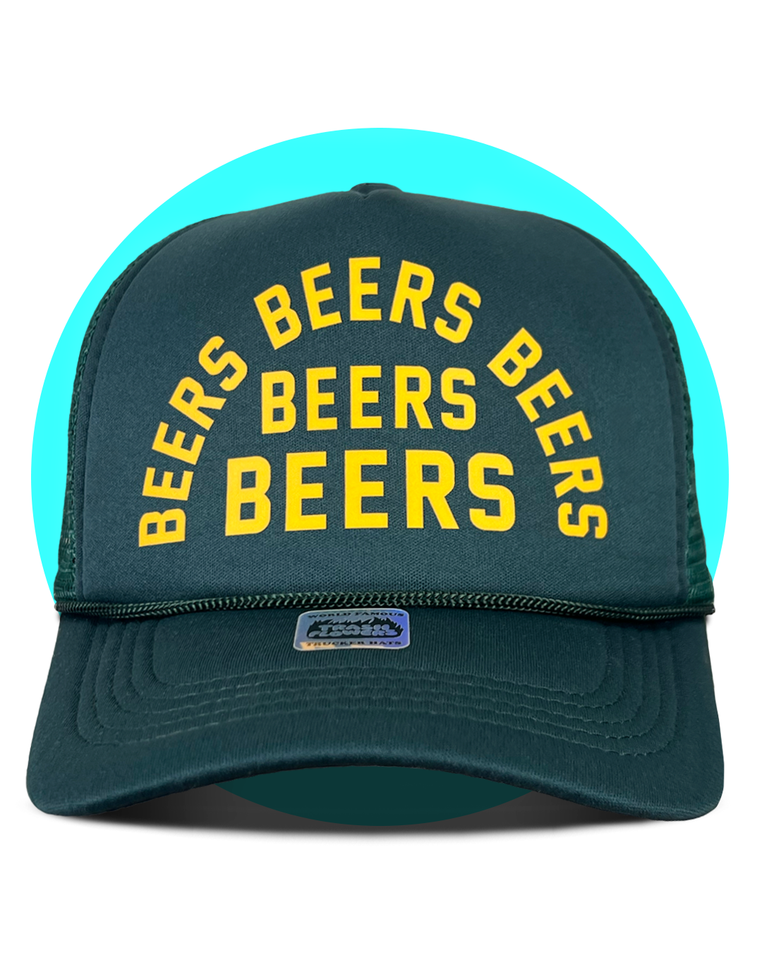 Trash Flowers Trucker Hats - Wholesale Trucker Hat - Unisex - Beers Beers Beers Trucker Hat3