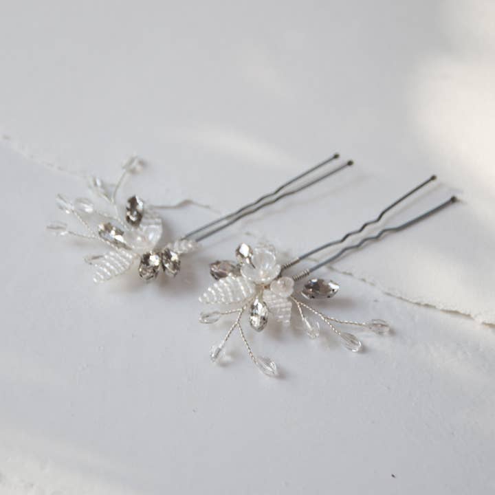 Bespoke Bridal - Venta al por mayor Horquillas para el pelo - Horquillas Anita Floral