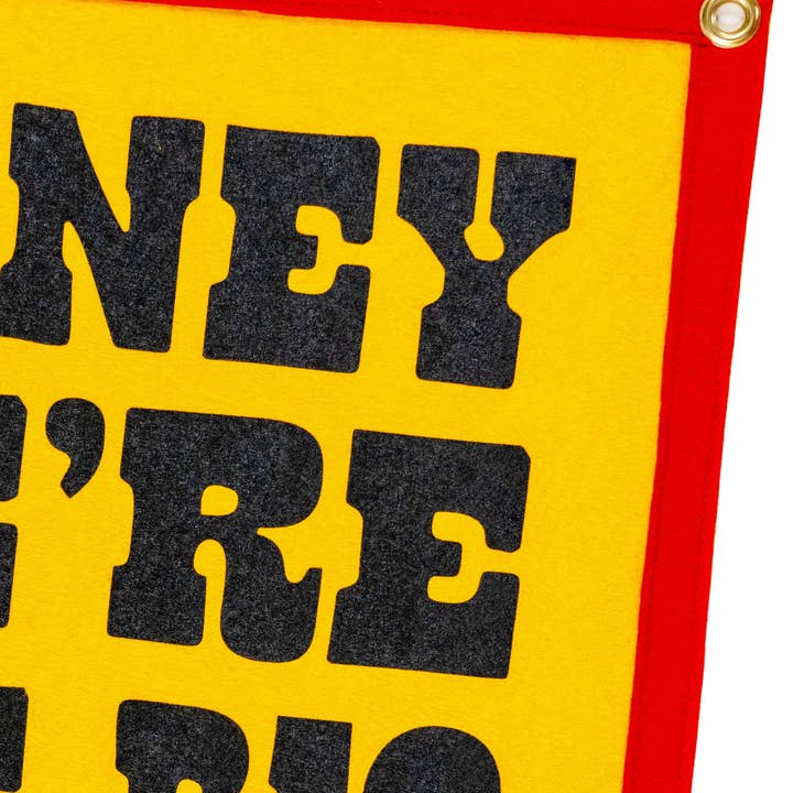 Oxford Pennant - Wholesale Flag - We're The Big Door Prize Camp Flag • John Prine x Oxford Pennant4