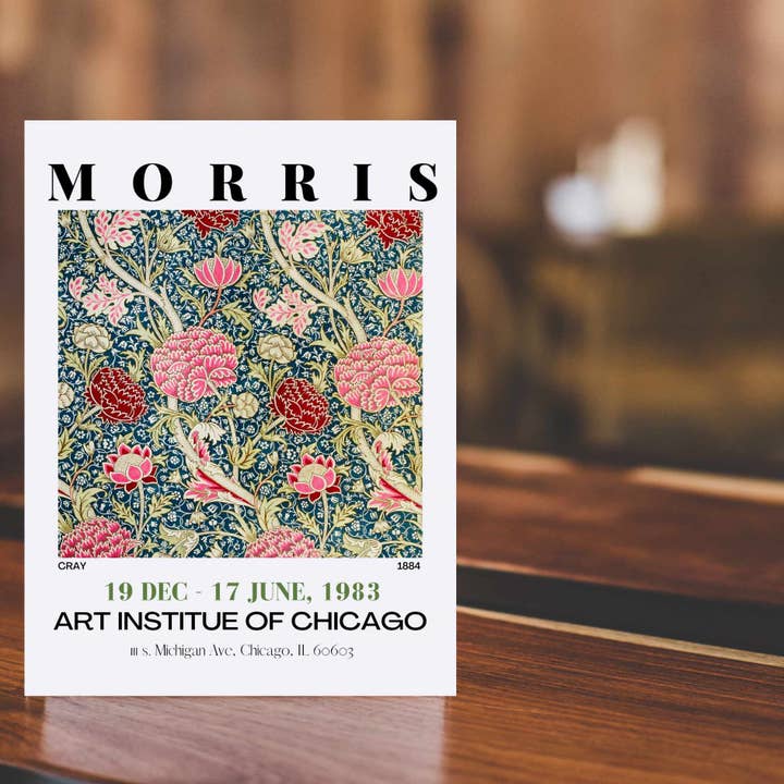 Magnifique Hearts – Engroshandel Kunsttryk – William Morris kunsttryk - Cray og Jasmin mønster design2