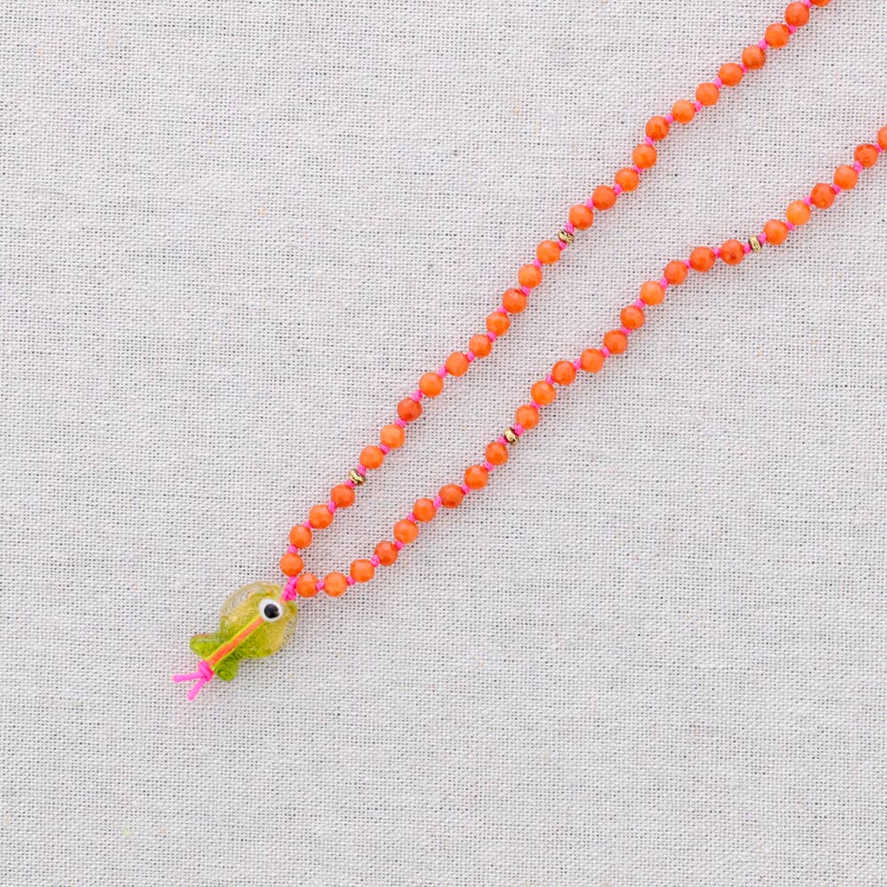 Sonata - Vente Bijoux à boutons pression - Collier ras-du-cou en acier avec pendentif en céramique20