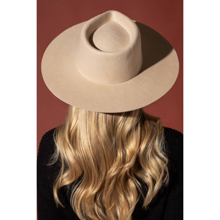 Urbanista - Vendita all'ingrosso Fedora - Donna - Cappello Panama a tesa rigida in lana australiana 100% con corona a goccia larga8