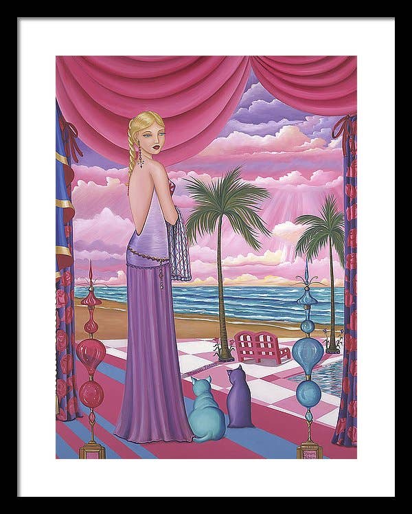 Sharon Tatem Fashion LLC - Wholesale Art Print - Melissa - Framed Print20