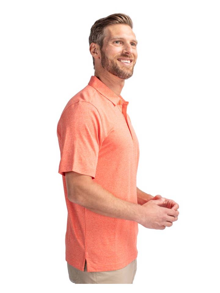Cutter & Buck - Wholesale Polo - Men's - Cutter & Buck Forge Heathered Stretch Mens Polo8