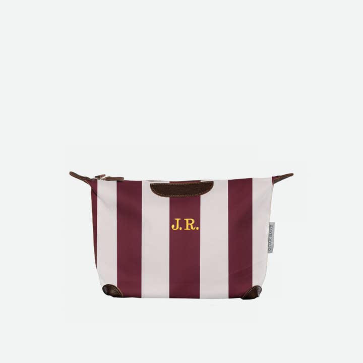 Necessaire Large 27 "STRIBET rød" for engroshandel hos OOAK BAGS