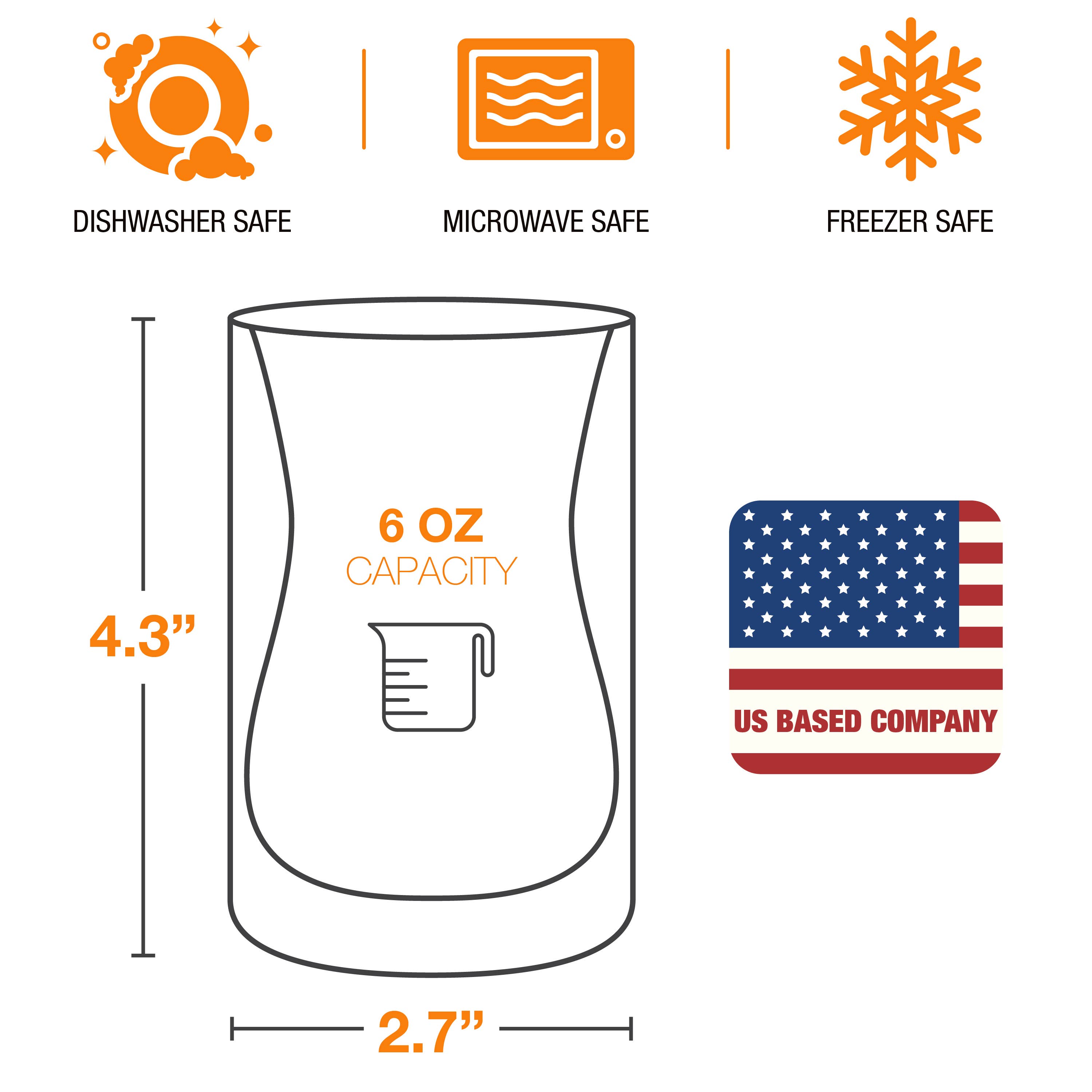 Eparé - Wholesale Coffee/Tea Cup - Eparé 6 oz Double-Wall Turkish Tea Cup (Set of 2)6