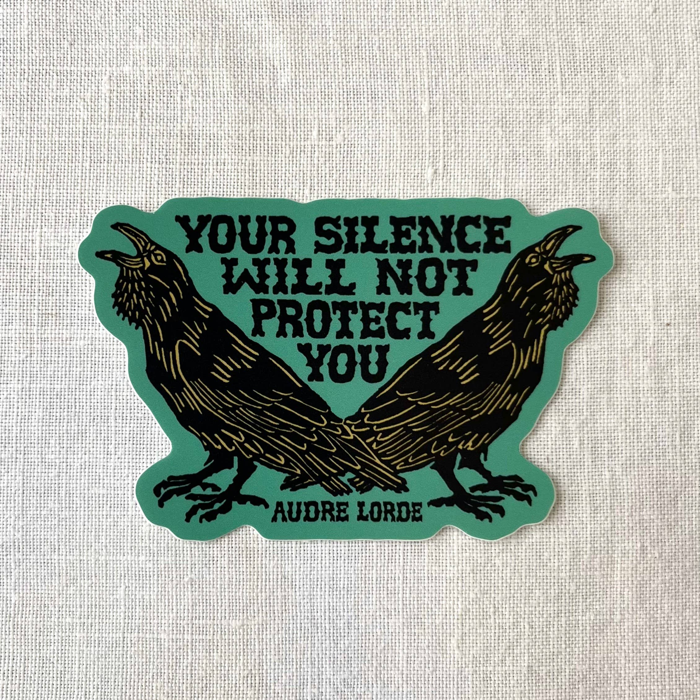 stickiemi – Engroshandel Klistermærke – Din Tavshed Vil Ikke Beskytte Dig Sticker | Audre Lorde2