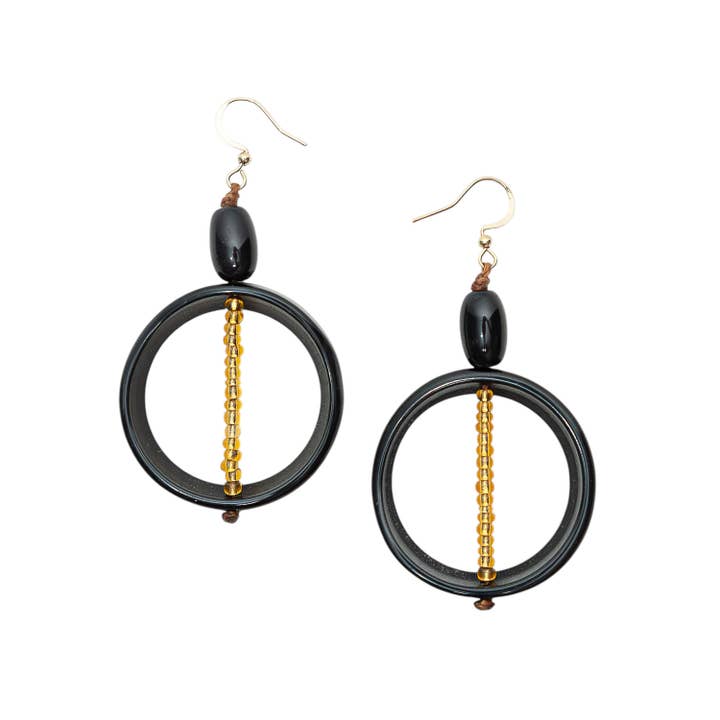Organic Tagua Jewelry - Wholesale Dangle Earrings - Gemma Earrings3