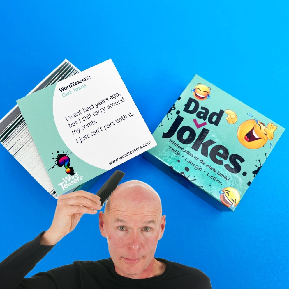 WordTeasers - Wholesale Card Game - Dad Jokes Card Game, the OG5