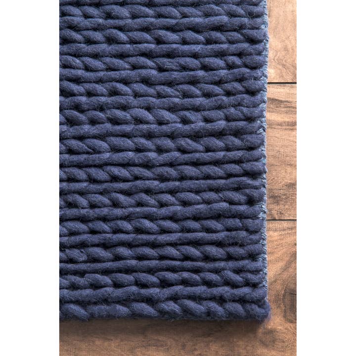 nuLOOM - Wholesale Area Rug - Hand Woven Chunky Woolen Cable Area Rug10