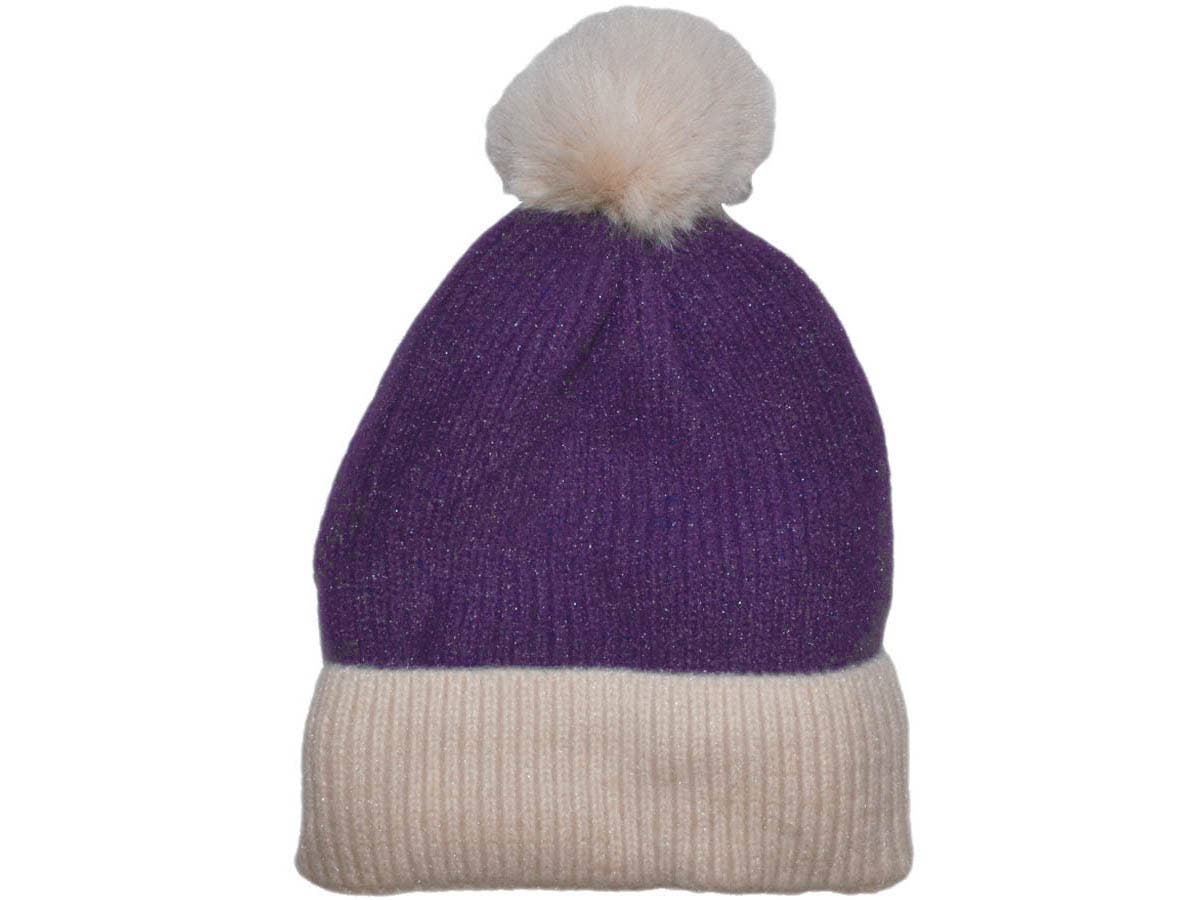 Buck Wholesale - Vente Bonnet – femme - Bonnet d'hiver avec pompon en fourrure de raton laveur, doublure extra chaude11