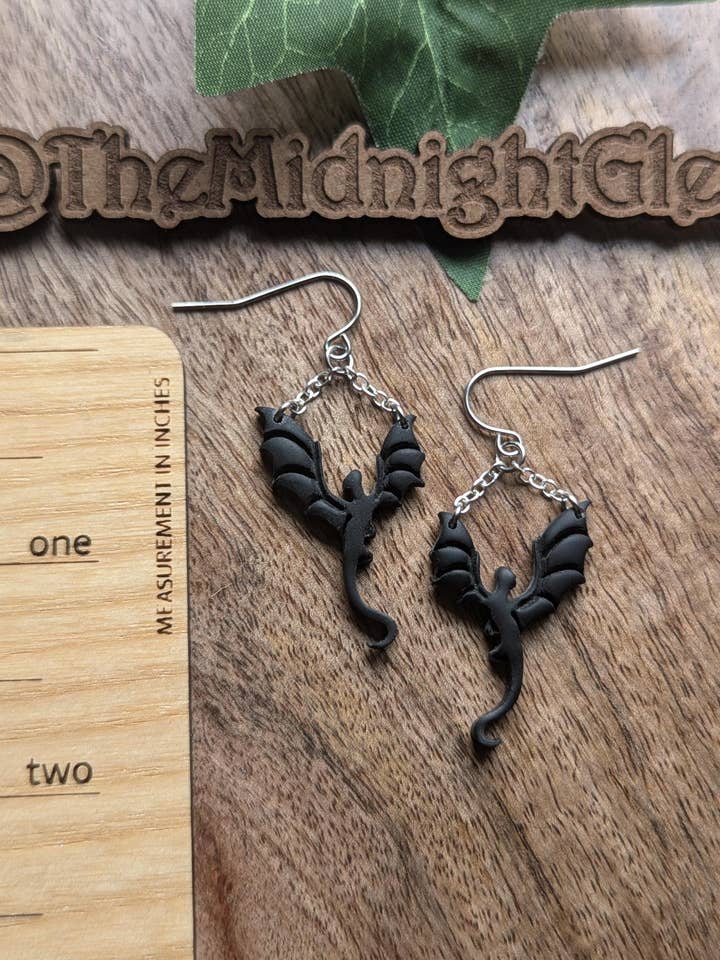 Wyvern Dangle Earrings for wholesale by The Midnight Glen