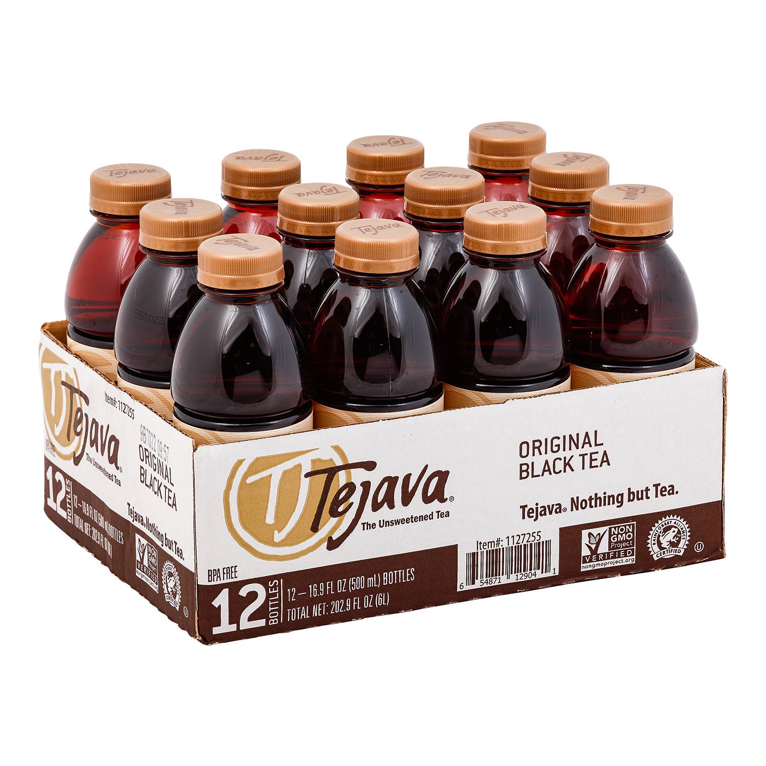 Crystal Geyser Water Company - Wholesale Iced Tea - Tejava Original Unsweetened Black Iced Tea (pack of 12)2