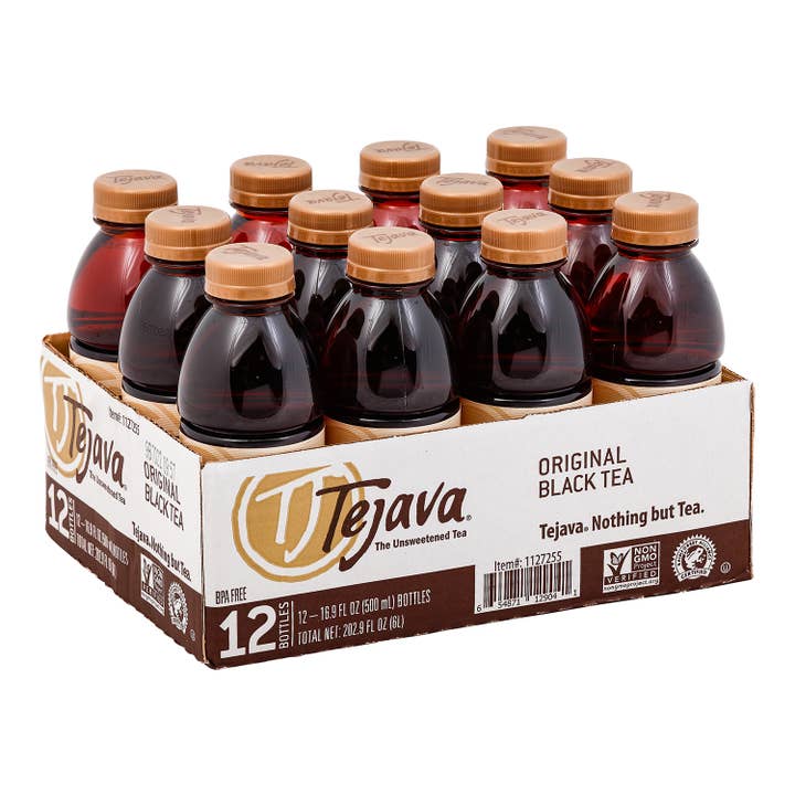 Crystal Geyser Water Company - Wholesale Iced Tea - Tejava Original Unsweetened Black Iced Tea (pack of 12)2